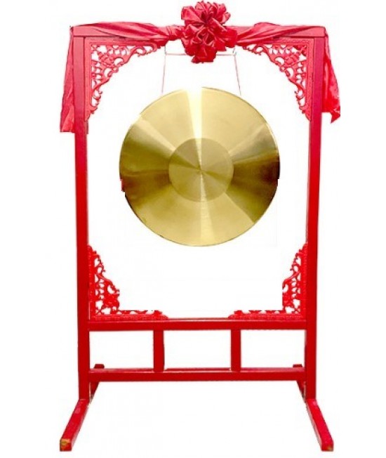 60厘米 銅鑼 連 鑼架